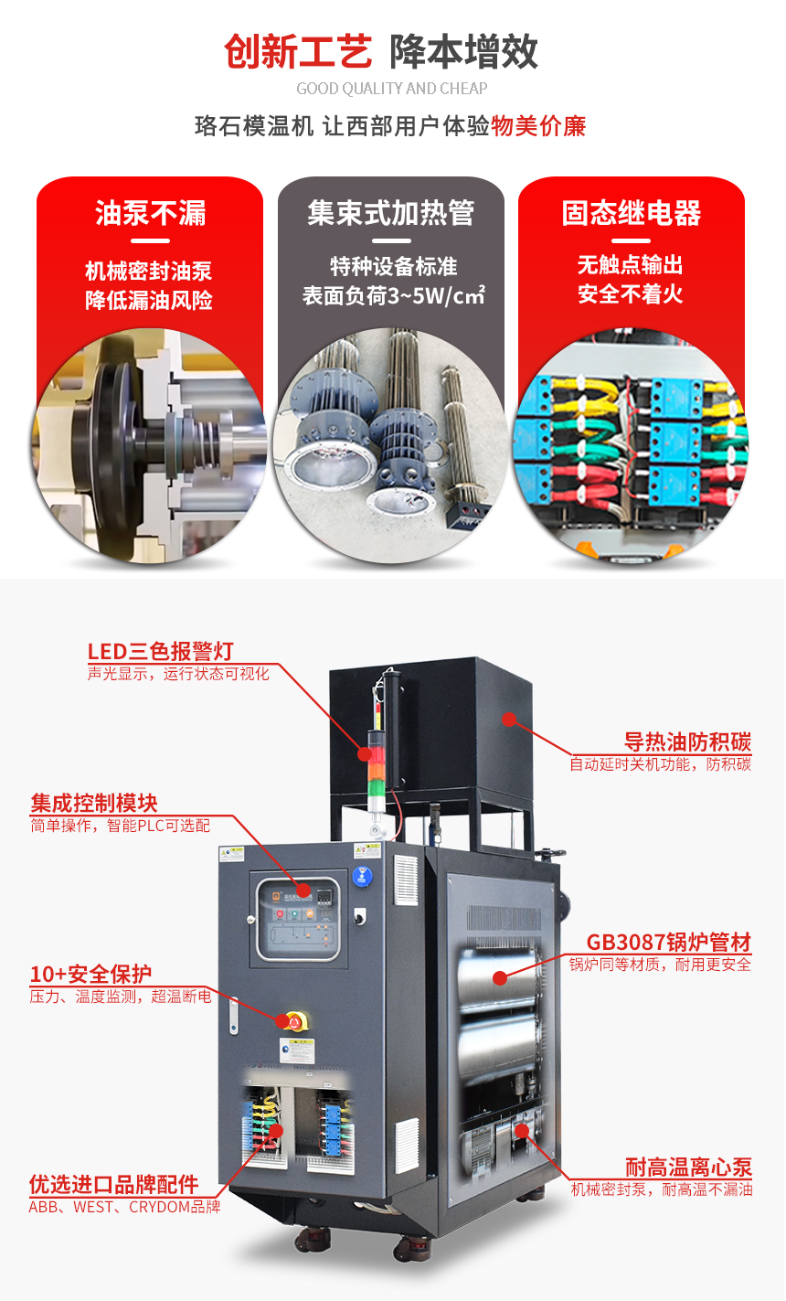 高溫油式模溫機優勢 高溫油式模溫機優勢
